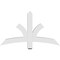 Ekena Millwork Davenport Architectural Grade PVC Gable Bracket, 48"W x 28"H x 4"D x 4"F, 14/12 Pitch GBP048X28X0404DAV00 - alternate 2